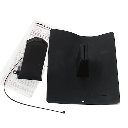 Super Anchor Safety ARS Series PVC Flashing + Stem Cover Black+ Tether Strap. Retail Package 2809